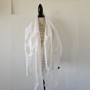 Cejon Light Pink Sheer Wrap Wide Scarf Organza Wrap Scarf